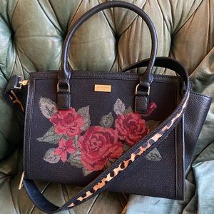Kate spade needlepoint/cheetah bag